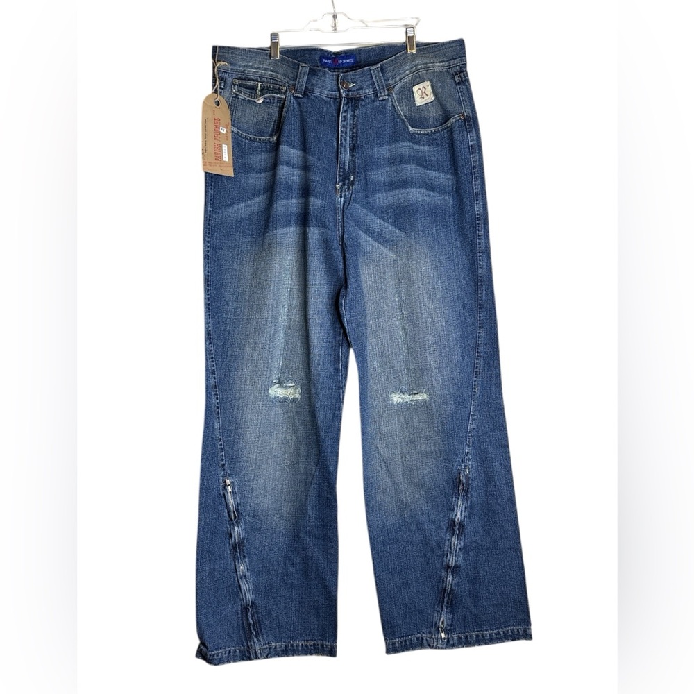 Parish Rformel Jeans 42x32   NWT zippered legs